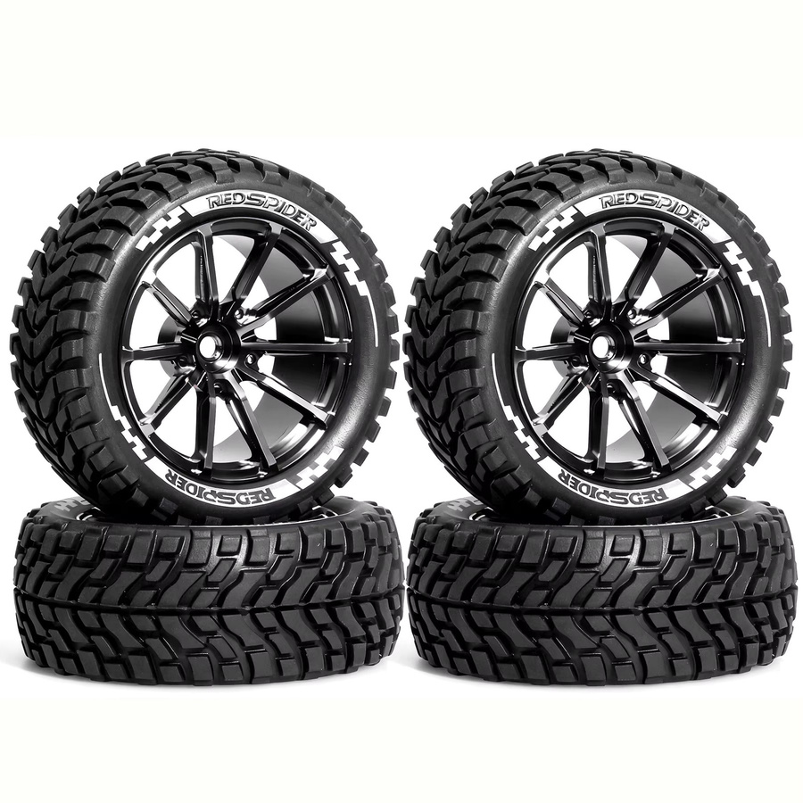 RS RC On-Road-Radreifen, 1/10, Metall, Gummi, Schwarz - Bild 3