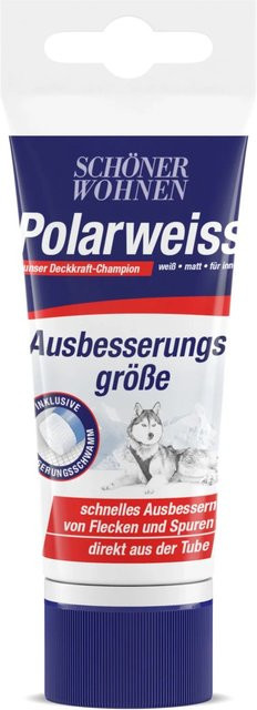 Schöner Wohnen Ausbesserungsfarbe Polarweiss, wasserbasierte Dispersion, 50 ml - Bild 1