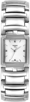 Tissot Armbanduhr, Quarz, Edelstahl, Diamant, Silber, Damen - Bild 1