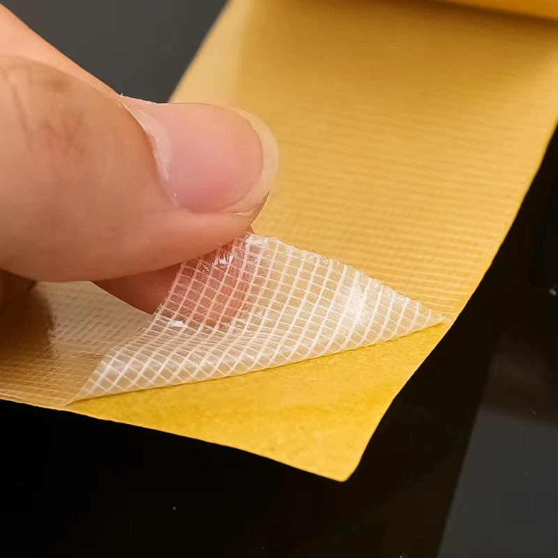 Transparentes doppelseitiges Stoffklebeband als robustes und wasserdichtes Netz-Fixierband für Teppiche - Bild 6