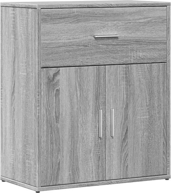 vidaXL Sideboard Grau Sonoma-Eiche aus Holzwerkstoff B: 60 cm, T: 31 cm, H: 70 cm - Bild 1