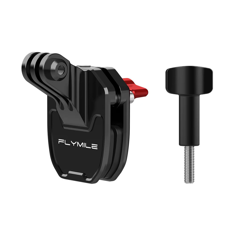 Flymile Motorrad-Windschutzscheiben-Kamerahalterung in Schwarz für DJI Action, Insta360 und GoPro zur POV-Videoaufnahme - Bild 6