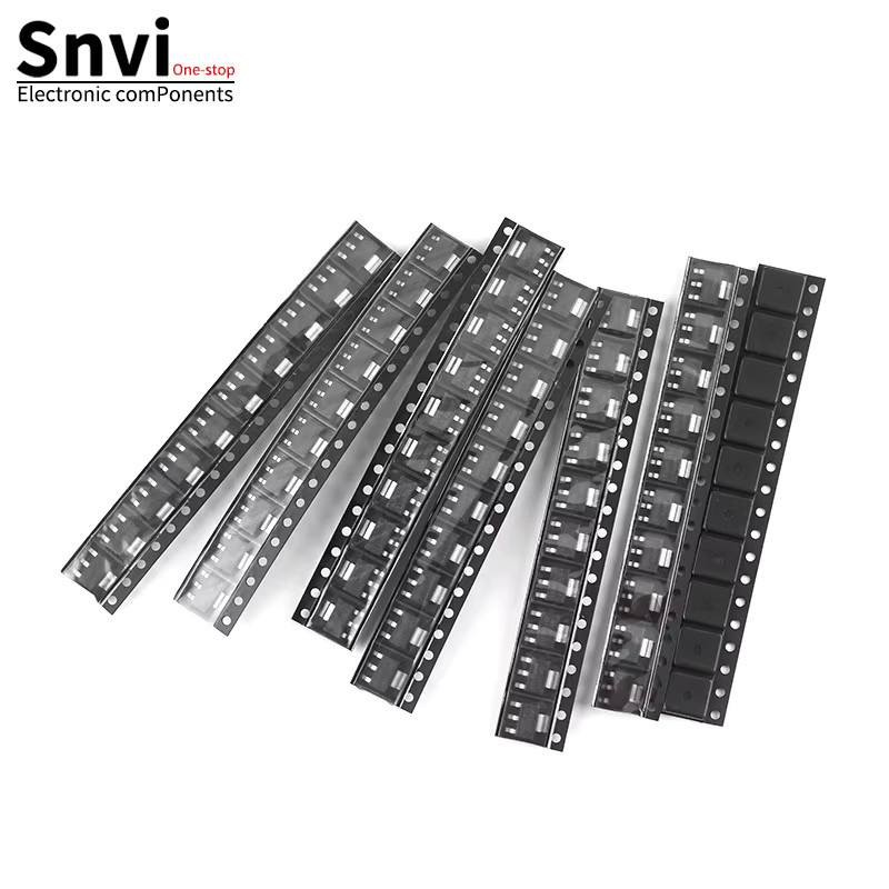 10 Stück AMS1117 Spannungsregler Set in Schwarz, SOT223 Gehäuse, verschiedene Versionen 1.2V bis 5.0V und ADJ - Bild 2