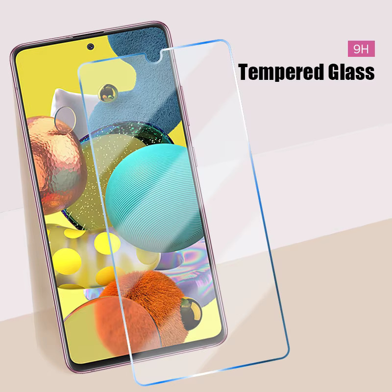4er-Pack gehärtetes Schutzglas für Samsung Galaxy A14 A54 A53 A13 A33 A34 A52S 5G A73 A21S A51 A72 in Transparent - Bild 1