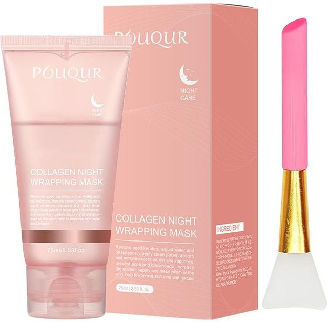 Kollagen-Maske, 2 Stück, Unisex - Bild 1