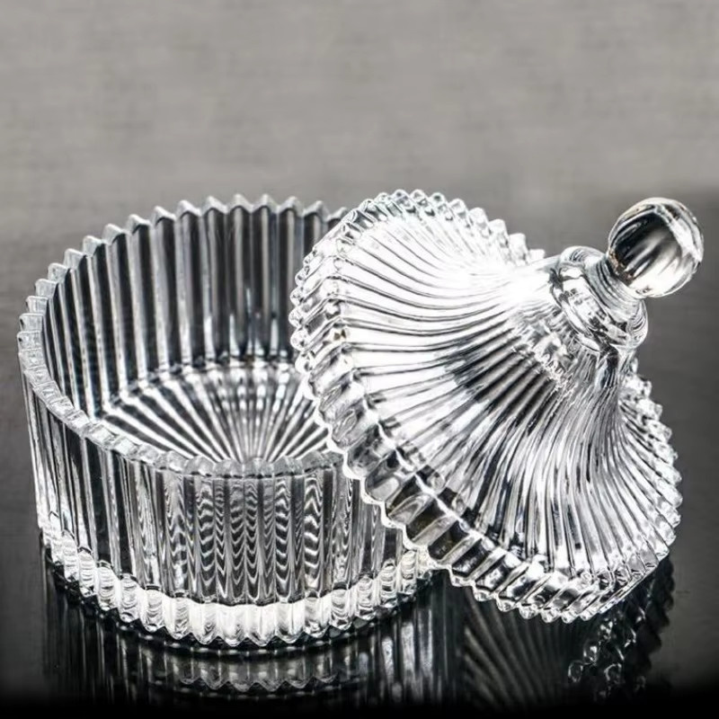 Transparentes Vorratsglas aus Glas mit Deckel für Süßigkeiten oder Schmuck - Bild 3