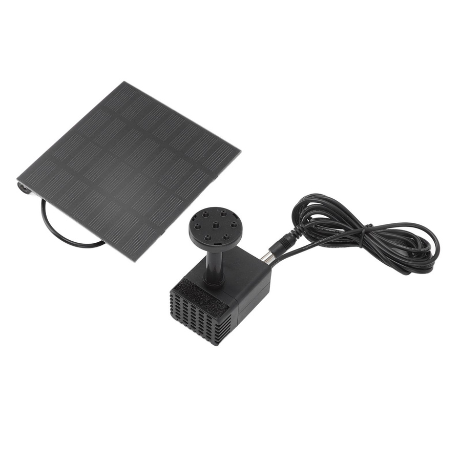 Neoglint DIY Solar Wasserpumpe Kit mit 6 Düsen für umweltfreundliche Vogeltränken und Gartenbrunnen - Bild 2