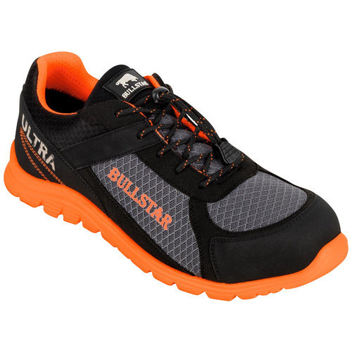 BULLSTAR Sicherheitsschuh S1P in Schwarz/Orange, Größe 46 - Bild 2