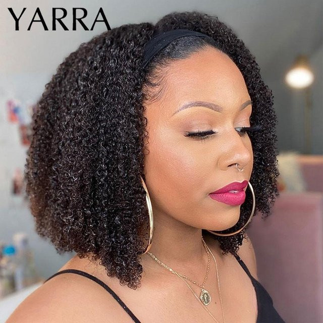 YARRA Stirnband Perücke, Lockiges Haar, Beige, Damen - Bild 1