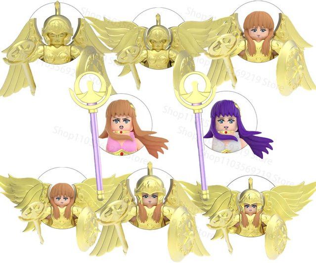Bandai Saint Seiya Athena Blind Box Anime Bausteine Modell Actionfigur Multicolor - Bild 1