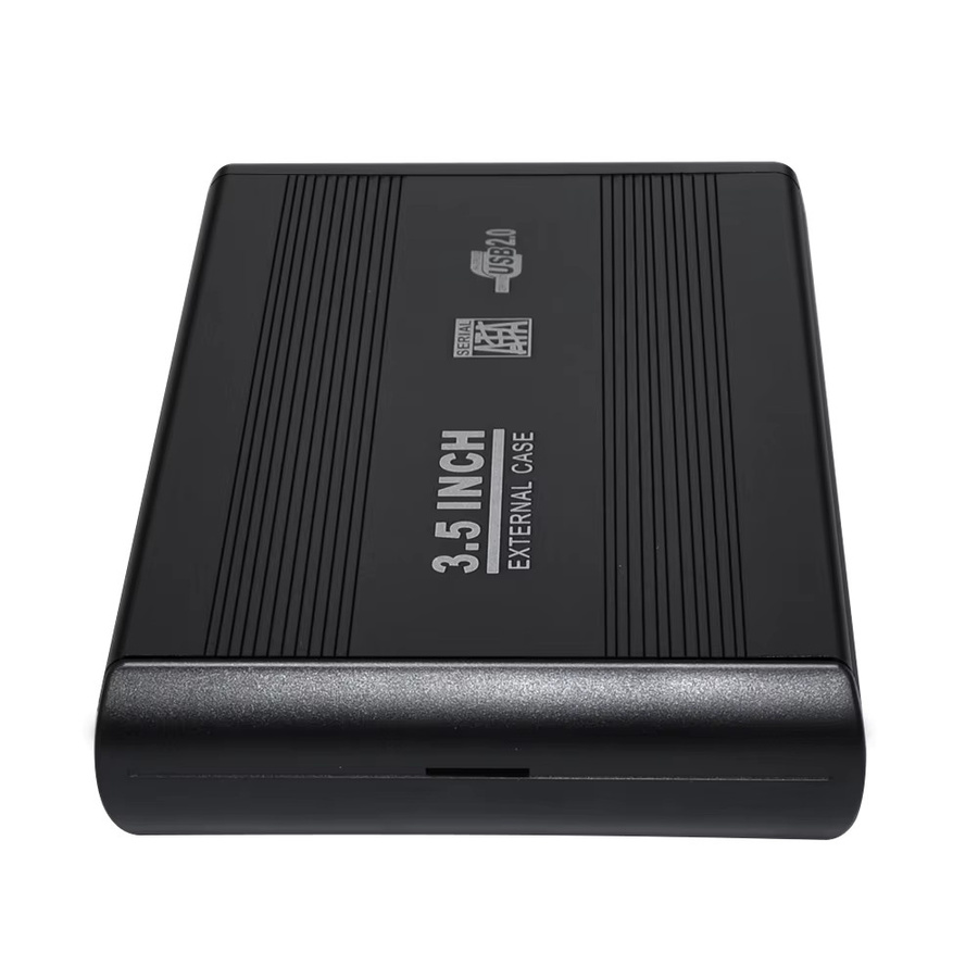 Deepartner externes 3,5 Zoll SATA Festplattengehäuse für HDD und SSD, Schwarz - Bild 3
