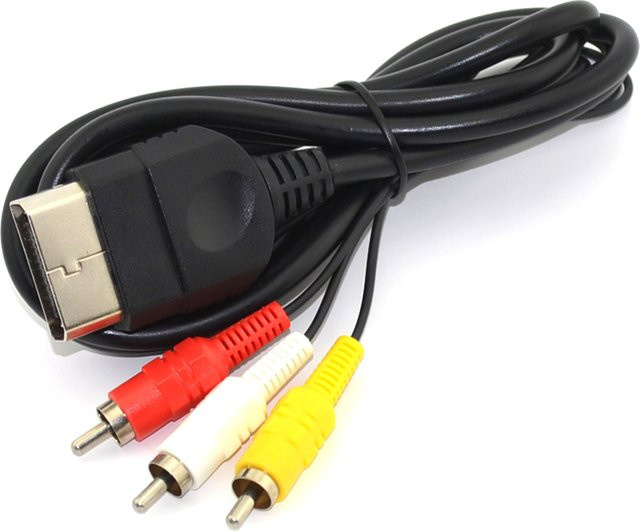 Xbox AV-Linie RCA Composite Audio Video Kabel in Schwarz und Multicolour von xunbeifang - Bild 1