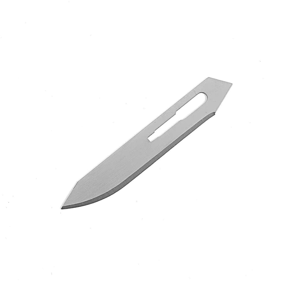 Klappbares Chirurgiemesser aus Kohlefaser in Silber mit 60er Klinge für Outdoor und Camping - Bild 1