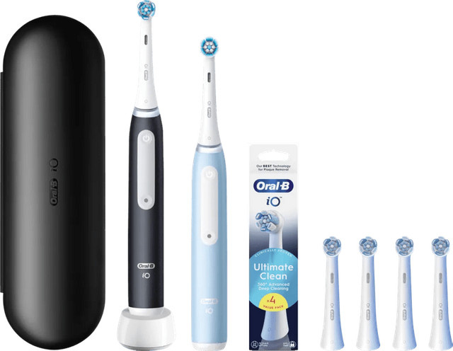 Oral-B iO 3 Doppelpack, Schwarz und Blau, Unisex - Bild 1