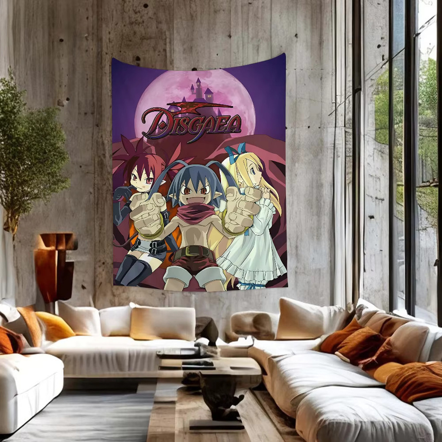 Mesuca Disgaea Wandteppich Science Fiction Grafik in Mehrfarbig - Bild 5