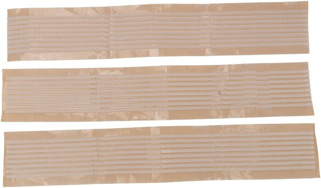 200 Stück rutschfeste Kleiderbügelgriffe von OutsideWorld mit Zahnrad-Design, selbstklebende Silikon-Kleiderbügelstreifen in Beige - Bild 1