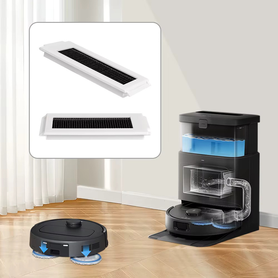 Ecovacs HEPA-Filter Ersatzteile für DEEBOT N30 Pro N30 Omni N30 Pro Omni Roboterstaubsauger in Weiß - Bild 4