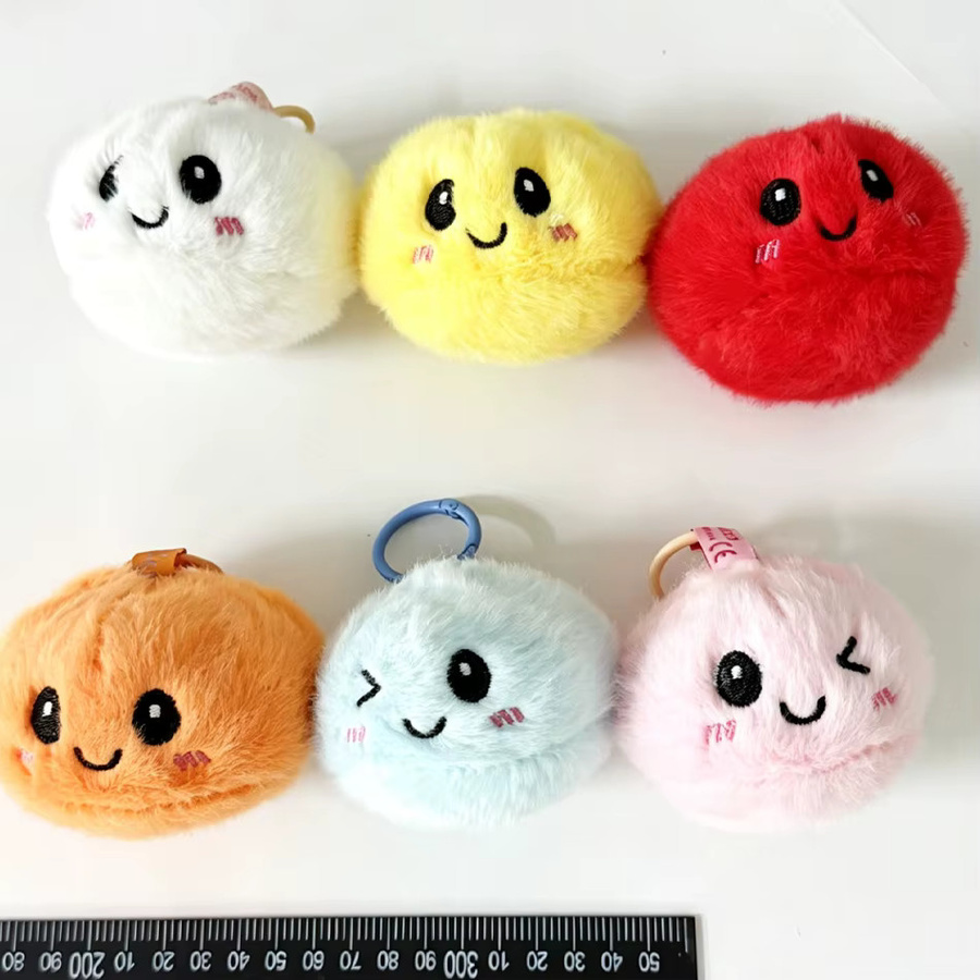 Kawaii Dampfbrötchen-Plüsch-Schlüsselanhänger, Plüsch / Textil - Bild 2