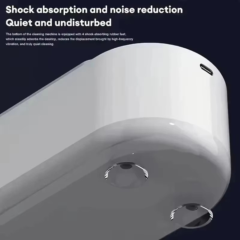 MJYIWANG Hochfrequenz-Brillenreiniger Kabellose Multifunktions-Reinigungsmaschine für Brillen und Accessoires in Weiß - Bild 4