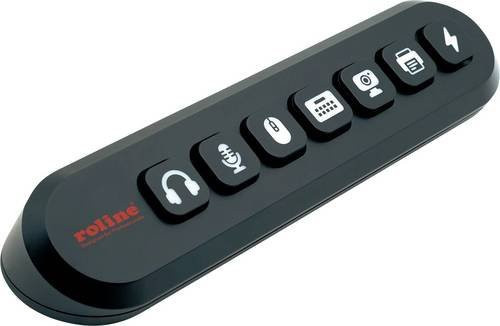 Roline USB-Hub 7 Port USB 3.2 Gen1 5 GBit/s Schwarz - Bild 1