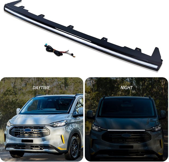 LED Frontstoßstangen-Grill-Leuchten passend für Ford Transit Connect 2023-2026 zur Dekoration - Bild 1