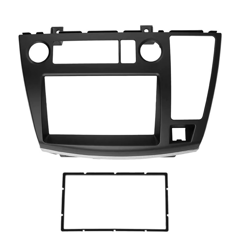 Doppel-DIN Autoradio Rahmen für Nissan Elgrand E51 2014-2017 Stereo DVD Dash-Kit Blende in Schwarz - Bild 3