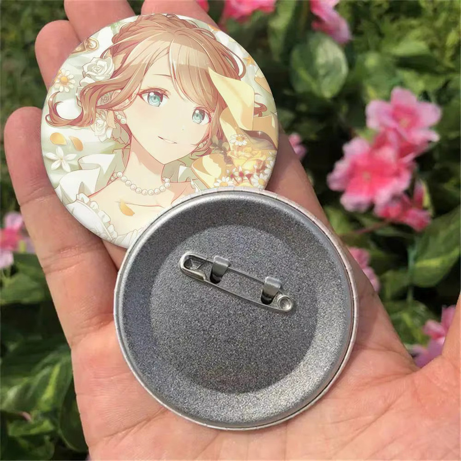 Mochizuki Honami Musikspiel-Abzeichen, Brosche, rund - Bild 2