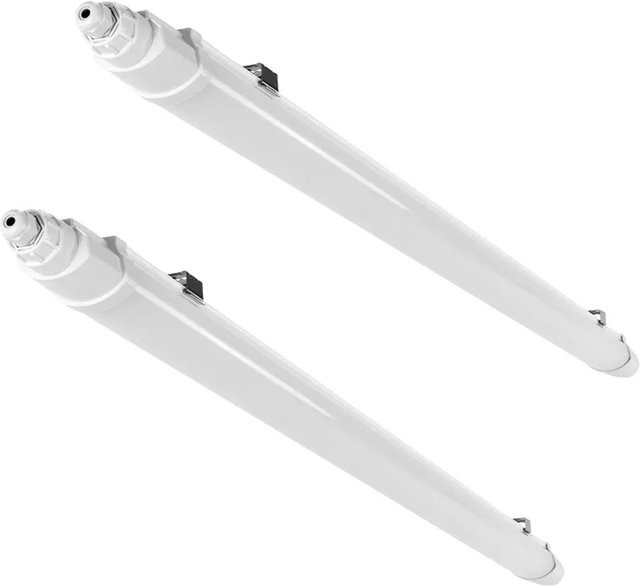 ENOVALITE LUXULA 2er-Set LED Feuchtraumleuchten Weiß, 18W, 2160lm, 4000K, IP65, IK06, durchschleifbar mit Fast Connector - Bild 1
