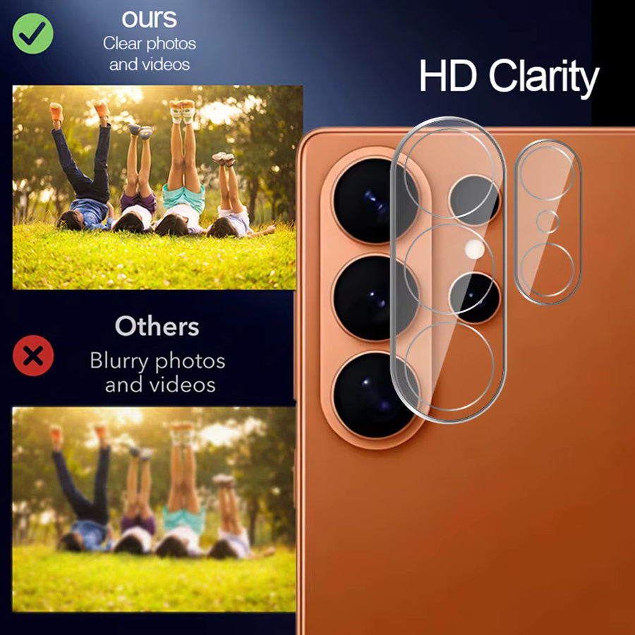 3D-Kamera-Glasschutz für Samsung Galaxy S26 Ultra und S26 Plus, transparente Rücklinsenabdeckung als HD-Schutzfolie - Bild 3