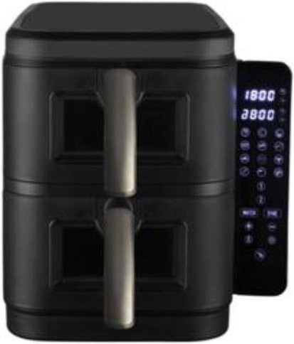 Severin S-Fry Duo Stack Doppel-Heißluftfritteuse FR 2468 Schwarz - Bild 1