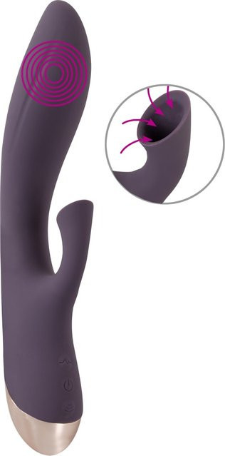 JAVIDA Sucking Vibrator in Purple, Länge: 21,6 cm - Bild 1