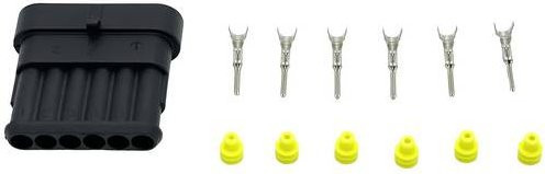 MTA Automotive 3050133 Steckverbinder-Set in Schwarz - Bild 1