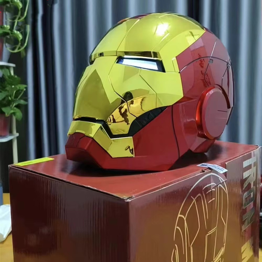 Bandai Marvel Iron Man Mk5 Helm, Cosplay, mit Öffnungs- und Schließmechanismus, sprachgesteuerte Augen - Bild 2