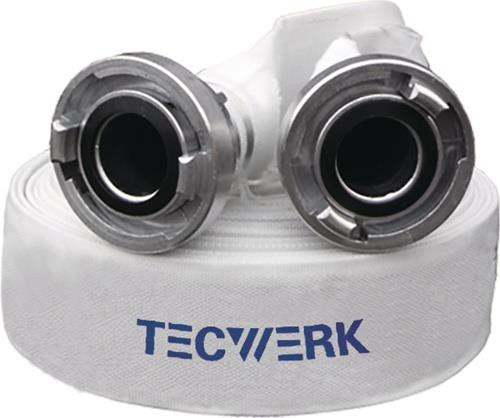 Tecwerk Bau- und Industrieschlauch in Weiß, Länge: 20 m - Bild 1
