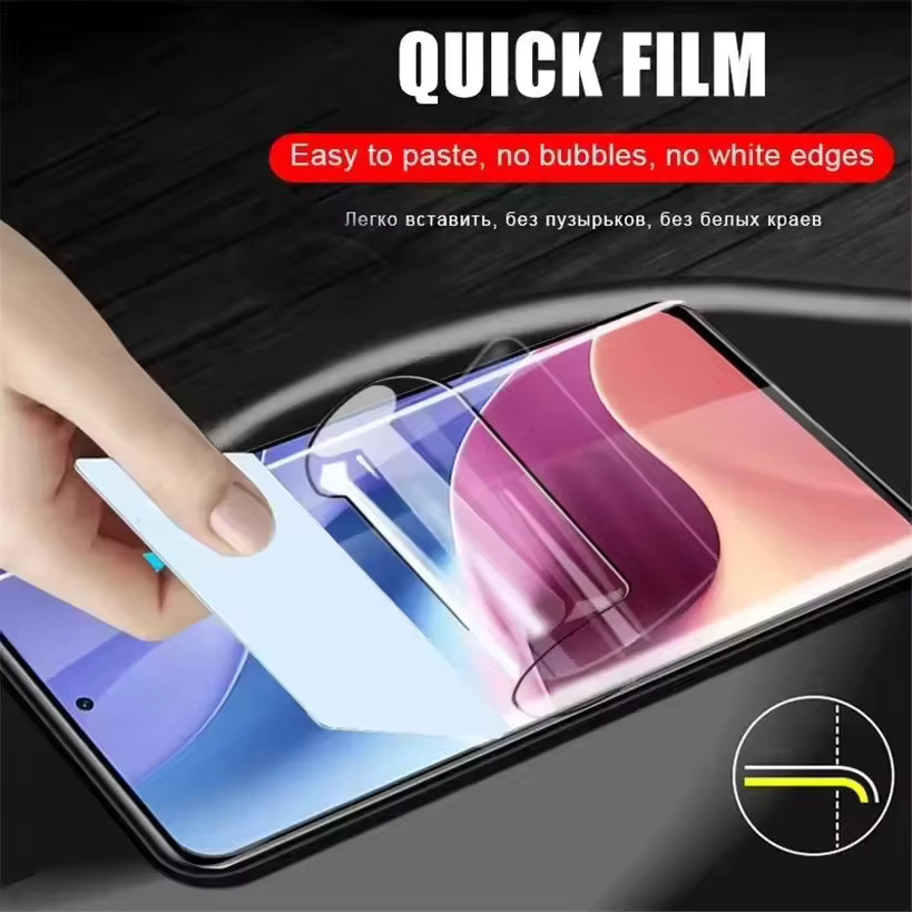 3er Pack Hydrogel Displayfolie für Oppo A1 Energy Edition, A1x, A56s, A58, A59, A78, A79, A98 5G, A2 Pro, A2m, A2x, A18, A38, transparent - Bild 3