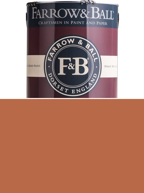 Farrow & Ball Exterior Eggshell Wandfarbe Red Earth 64 in Rot und Braun, 0,75 l - Bild 1