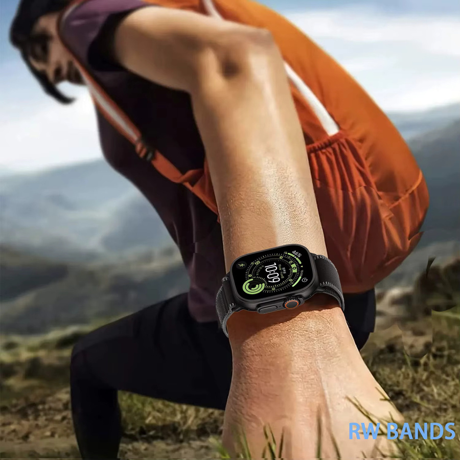 RWBANDS Uhrenarmband Trail Loop, Textil, Schwarz, Unisex - Bild 3