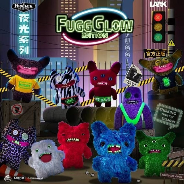 Fuggler Fugg Glow Edition Noctilucent Series Puppe, Plüschtier, mit Licht, ab 4 Jahren - Bild 1