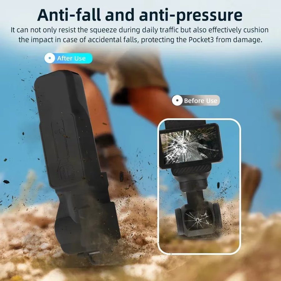 BRDRC Schutzhülle für DJI Pocket 3, kratzfeste Kamerapappe und Gimbal-Schutz als Zubehör - Bild 2