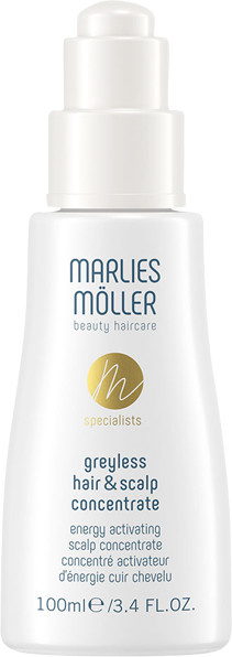 Marlies Möller Specialists Greyless Hair & Scalp Concentrate Serum mit Hyaluronsäure, Koffein, Rotalge, Wilder Wasserminze - Bild 1
