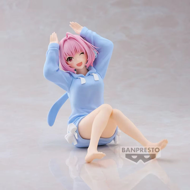 Bandai Relax Time Yumemi Riamu The Idolm@ster Cinderella Girls Anime Figur in Blau, Höhe: 10 cm - Bild 2