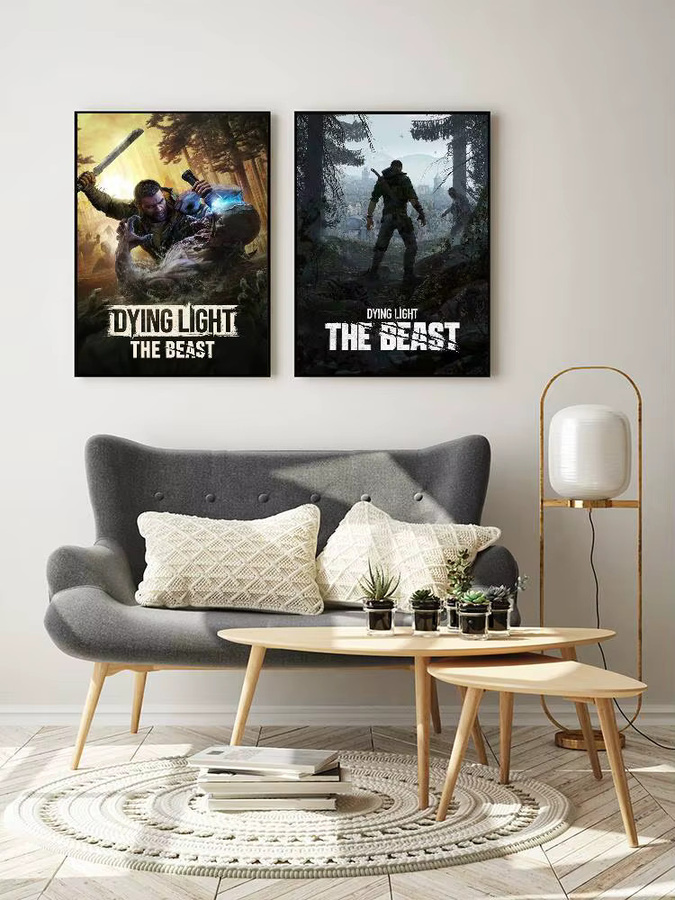 MINISO Wandkunst Poster Aufkleber Das Biest Motiv, Wasserdicht, Mehrfarbig, Rechteckig - Bild 6