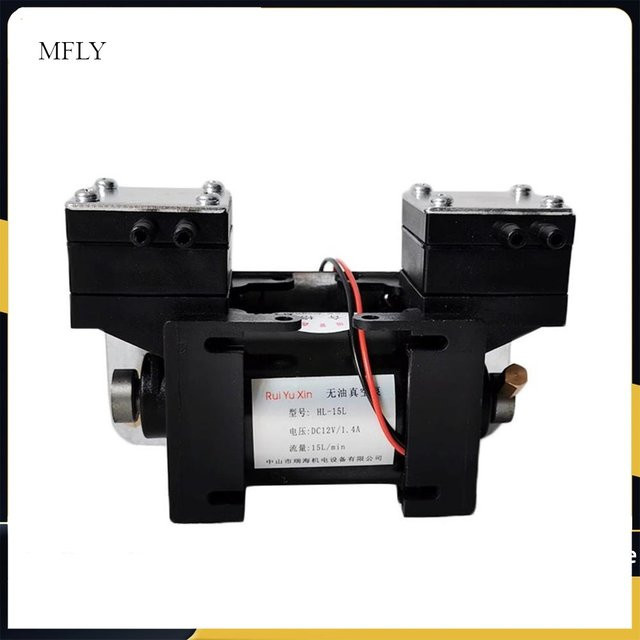XMSJ Doppel-Kopf-Membranpumpe Vakuumpumpe mit hohem Unterdruck 12V/220V für medizinische Instrumente - Bild 1