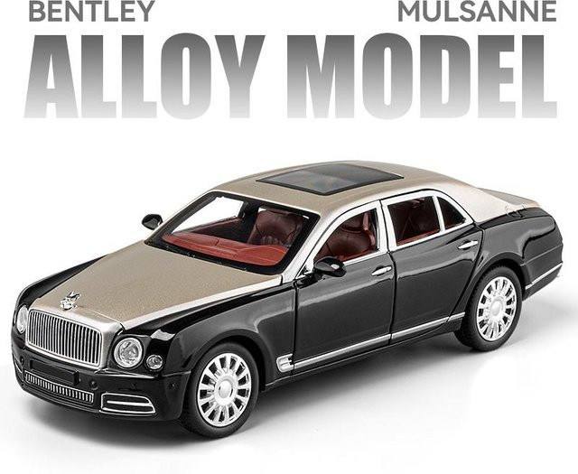 Linyi toy car Bentley Continental Gt Mulsanne Gt, Modellauto, 1:24, Metall, ab 14 Jahren - Bild 1