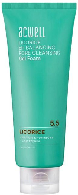 ACWELL Lakritz pH-ausgleichender Porenreinigungsgel-Schaum, 160 ml, Unisex - Bild 1