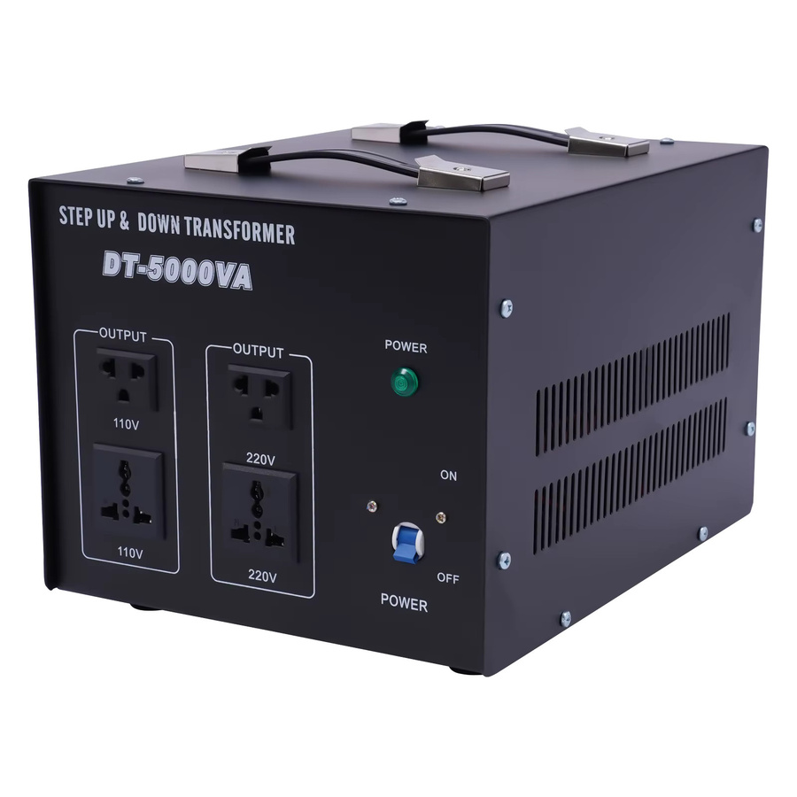Bymaocar Elektrischer Spannungskonverter 5000 W Auf- und Ab-Spannungswandler in Schwarz für Kaffeemaschinen, Wasserkocher und Entsafter - Bild 7