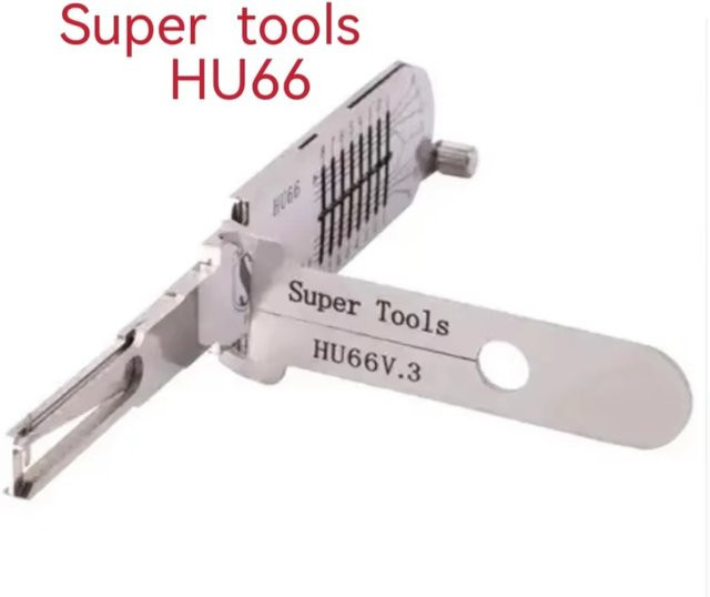OLOIU 2-in-1 Auto-Werkzeug Decoder HU66 Kfz-Schlüsseldienst und Multifunktionales Lesegerät in Silber - Bild 1