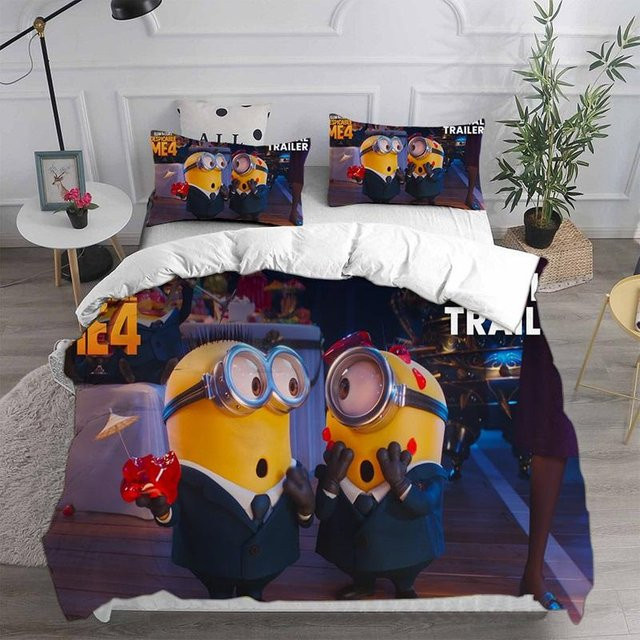 Lodestar Ich Einfach Unverbesserlich Bettwäscheset aus Mikrofaser mit Motiv, 2-3-teilig, Multicolour, B/H: 240 x 220 cm - Bild 1