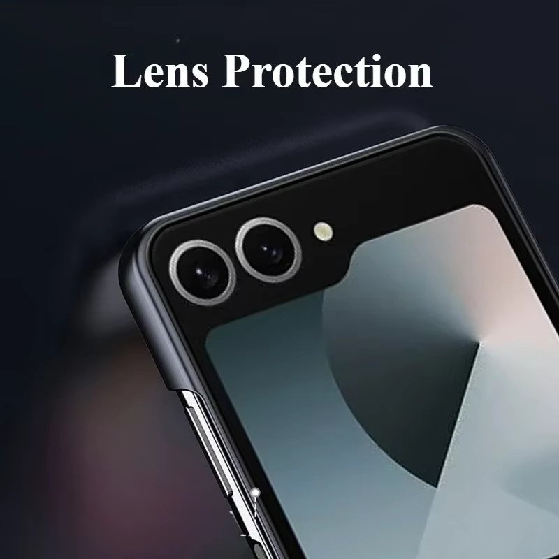 Galvanisierte AG Frosted Matte Magnet Wireless Ladehülle für Samsung Galaxy Z Flip 7FE 6 5 4 3 in Grau, schlanke sturzsichere Schutzhülle - Bild 3