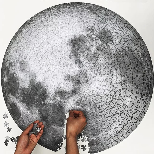 Mond- und Planet-Puzzle, Aerial Adventure Brain Teaser, 1.000 Teile - Bild 1